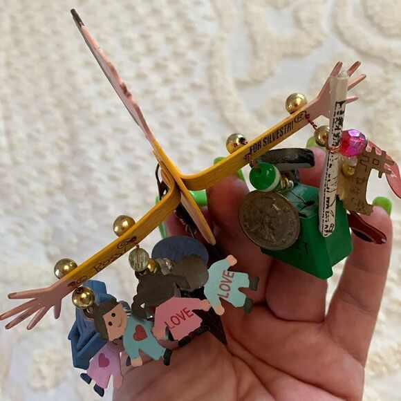 Rossi for Silvestri Dad Father Man Daddy Charm Metal Vintage - Picture 2 of 11